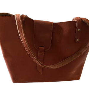 S-zone Genuine lather well made Shoulder tote bag.